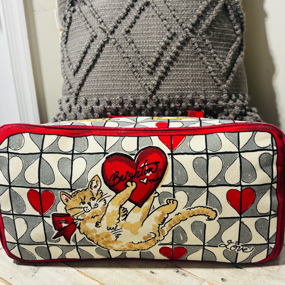 NWT❤️Brighton Wild Love Tote & Cosmetic Case - Picture 7 of 9